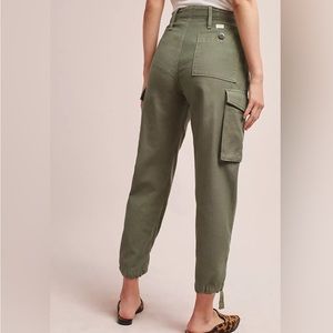 Citizens of Humanity Zoey High Waist Cargo Pants in Green Size 28 NWT